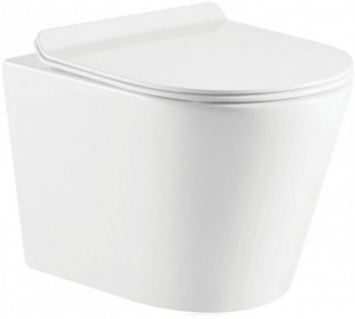 Інсталяція AlcaPlast 4в1 AM101/1120 з хромованою прямокутною кнопкою M571 + підвісний унітаз ORION (AM101/1120-4:1 UA M571-0001 + OR-0515-RW)