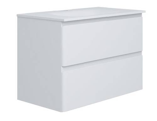 Тумба консольная белая с умывальником Koller Pool Trend 80cм (202280TR-0180)