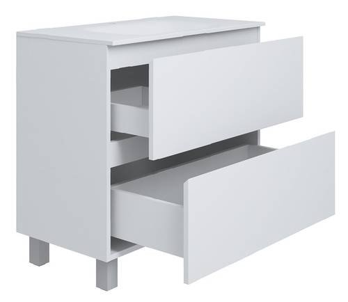 Напольная тумба Koller Pool EDGE NEW 900 (белый) с умывальником (EDNEW0900WHITE)