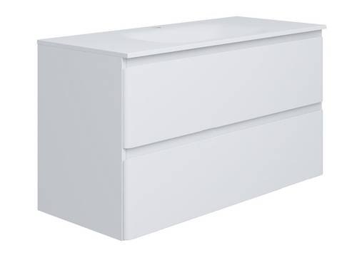 Напольная тумба Koller Pool EDGE NEW 1000 (белый) с умывальником (EDNEW0100WHITE)