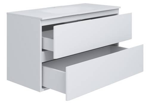 Напольная тумба Koller Pool EDGE NEW 1000 (белый) с умывальником (EDNEW0100WHITE)