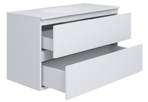 Напольная тумба Koller Pool EDGE NEW 1000 (белый) с умывальником (EDNEW0100WHITE)