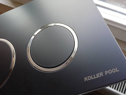 Панель смыва Koller Pool TWIST черная (KP-TW-002)