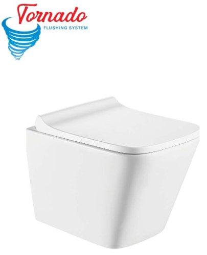 Унитаз подвесной Koller Pool TREND с сиденьем Soft-close, смыл Tornado (TR-0490-RQ)