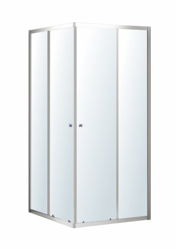 Душова кабіна VOLLE CADIZ 90-C 90*90*190см, квадратна, розсувна, профіль хром, скло прозоре (1039.124501)