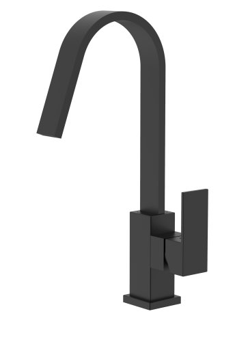 Смеситель для кухни IMPRESE KARLOV, черный матовый, 25 мм (f03407610AA)