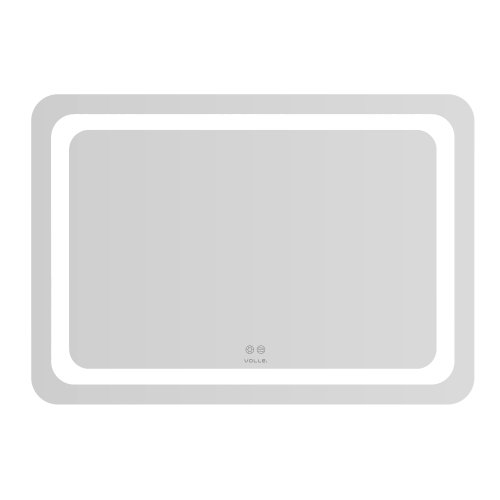 Зеркало подвесное прямоугольное VOLLE LUNA TANGA 80*70см, с подсветкой, подогревом и сенсорным выключателем (1648.521487)
