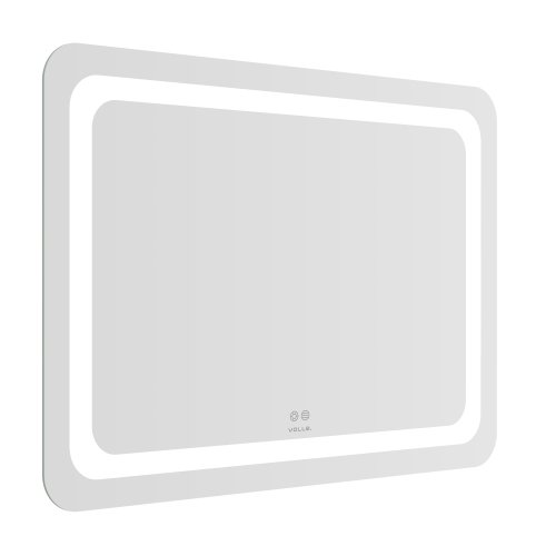 Зеркало подвесное прямоугольное VOLLE LUNA TANGA 80*70см, с подсветкой, подогревом и сенсорным выключателем (1648.521487)