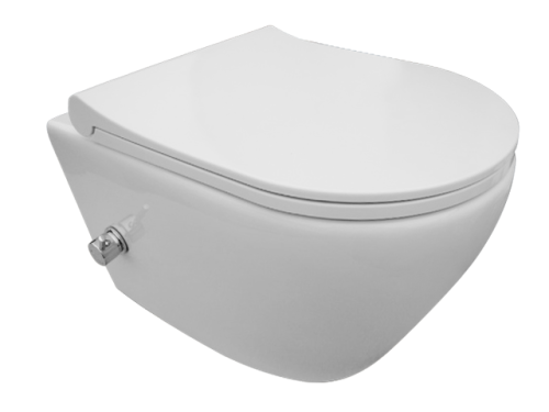 Унитаз-биде подвесной VOLLE VIRGO, Rimless, сиденье твердое Slim slow-closing (1324.491007)