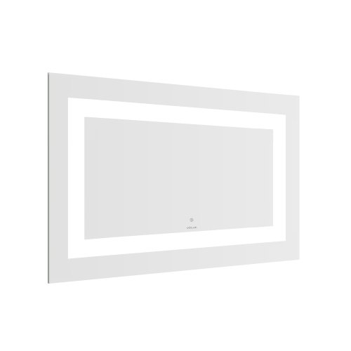 Зеркало подвесное прямоугольное VOLLE LUNA CUADRO 70*100см, с подсветкой, сенсорный выключатель (1648.531217)
