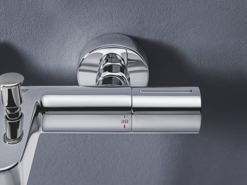 Душевая система Grohe Quickfix Vitalio Start 200 Flex с термостатическим смесителем для ванны Grohe QuickFix Precision Get 34774000