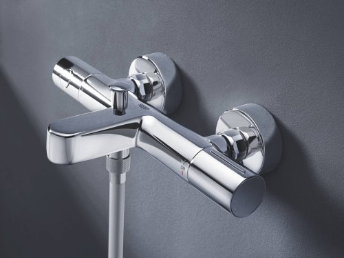 Душевая система Grohe Quickfix Vitalio Start 200 Flex с термостатическим смесителем для ванны Grohe QuickFix Precision Get 34774000