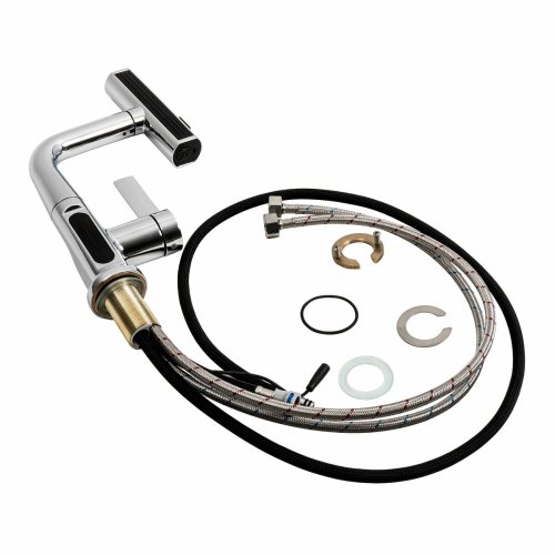 Смеситель для умывальника с индикатором A240 Platinum