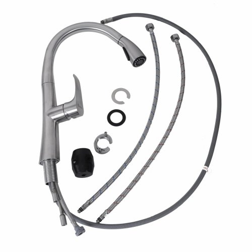 Смеситель кухонный Germece с выдвижным изливом 8658