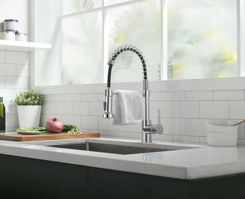 Смеситель кухонный с пружиной Platinum FR56