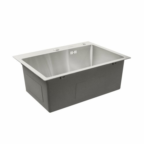 Кухонная мойка 58*43 нержавейка Platinum Handmade (сифон круглый, 3.0/0.8)