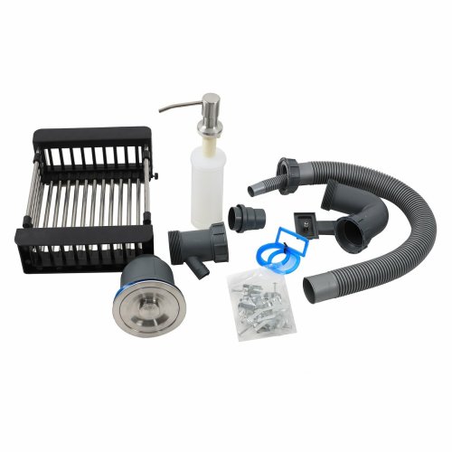 Кухонная мойка 58*43 нержавейка Platinum Handmade (сифон круглый, 3.0/0.8)