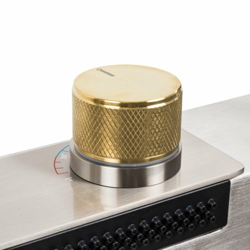 Кухонная мойка 75*45B PVD сатин Platinum Handmade "ВОДОСПАД"