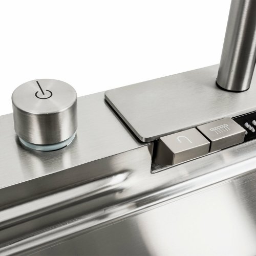 Кухонная мойка 75*45G сатин Platinum Handmade "Водопад"