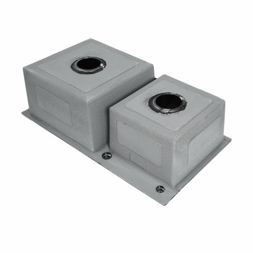 Кухонная мойка 78*43 PVD черная на две чаши Platinum Handmade HDB (круглый сифон, 3.0/0.8)