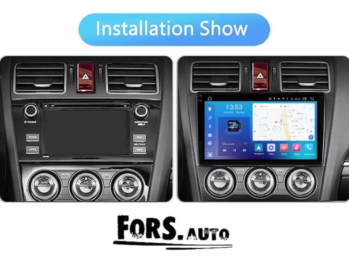 Штатная магнитола FORS.auto FS 4 MAX для Subaru Impreza/Forester (4+32Gb, 9") 2012-2015