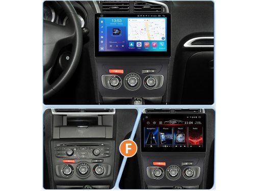 Штатна магнітола FORS.auto FS 6 MAX для Citroen C4L (6+128Gb, 10") 2013-2016