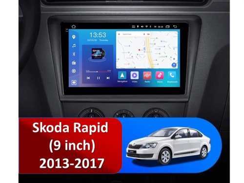 Штатна магнітола FORS.auto FS 4 MAX для Skoda Rapid (4+32Gb, 9") 2013-2017