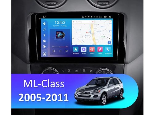 Штатная магнитола FORS.auto FS 4 PRO для Mercedes-Benz ML-Class W164 (4+64Gb, 9") 2006-2011