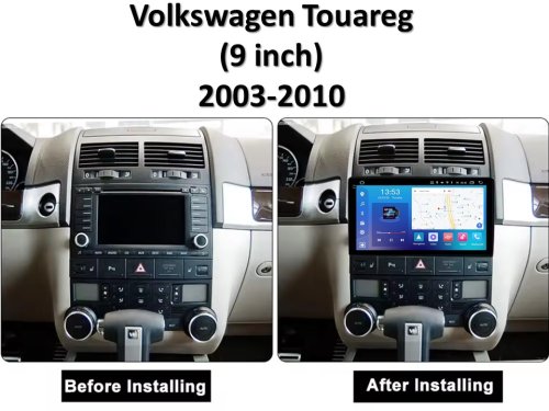 Штатная магнитола FORS.auto FS 4 PRO для Volkswagen Touareg (4+64Gb, 9") 2003-2010