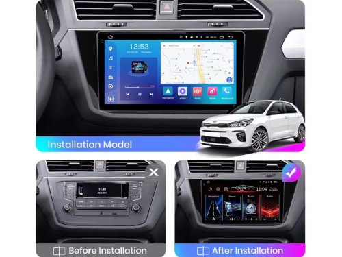 Штатная магнитола FORS.auto FS 4 MAX для Volkswagen Tiguan (4+32Gb, 10") 2016-2020