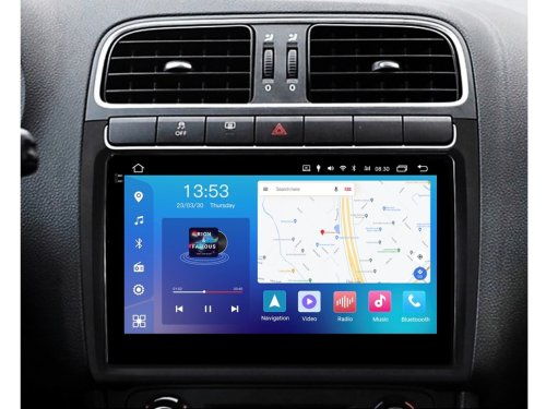 Штатная магнитола FORS.auto FS 4 PRO для Volkswagen Polo (4+64Gb, 9", black) 2008-2020