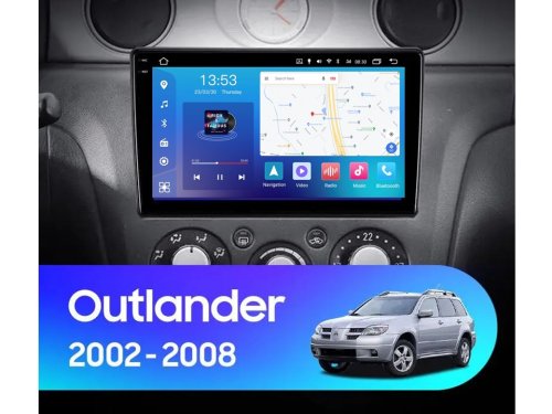 Штатная магнитола FORS.auto FS 4 PRO для Mitsubishi Outlander (4+64Gb, 9") 2002-2008