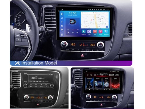 Штатная магнитола FORS.auto FS 4 PRO для Mitsubishi Outlander (4+64Gb, 10") 2018-2021