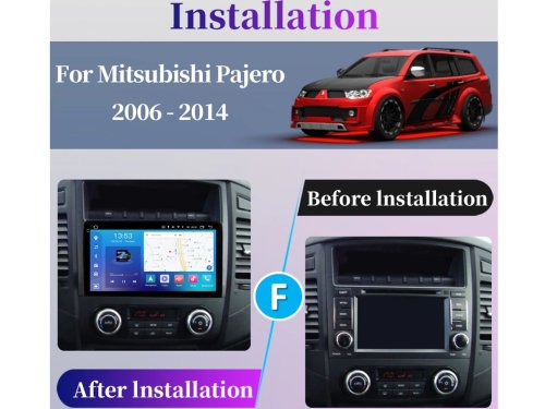 Штатна магнітола FORS.auto FS 4 MAX для Mitsubishi Pajero (4+32Gb, 9") 2006-2014