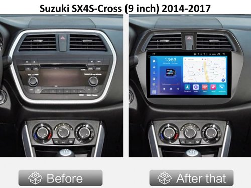 Штатная магнитола FORS.auto FS 4 MAX для Suzuki SX4/S-Cross (4+32Gb, 9") 2014-2017