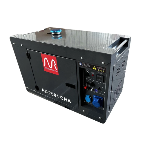 Дизельный генератор 6 кВт Metier AD7001CRA