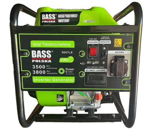 Инверторный генератор Bass Polska 5047LX + газовая плитка Orcamp CK-505 + электрический обогреватель Gardyer