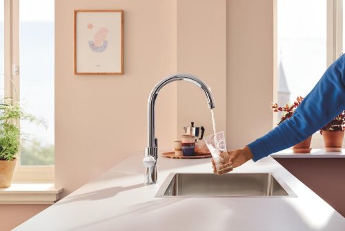Смеситель для кухни для подачи технической и фильтрованной воды Grohe Blue Pure StartCurve (30592000)