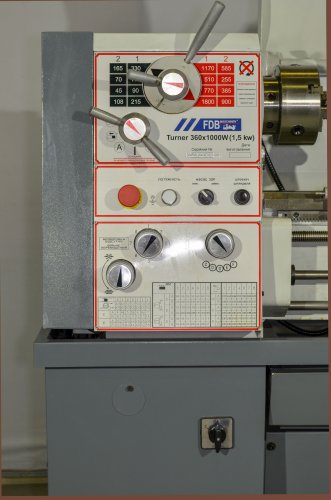Станок токарно-винторезный FDB Maschinen Turner 360x1000W(2,2 kw-DPA