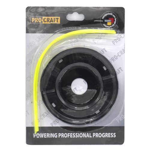 Коса электро Procraft GT2200 + Диск 3T тонкий + шпуля паук + 2 лески круг 2мм 15м