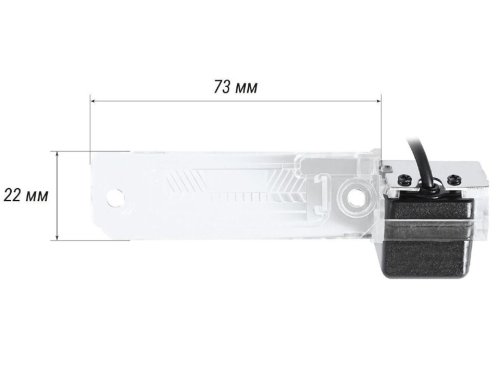 Штатна камера заднього виду FORS.auto FS-8059 (170-AHD-4PIN) для VW Passat B5-B6/Touran 2003-2015/Golf V/Jetta 2005-2011/Multivan/Transporter/Caravelle 2003+/Caddy 2004+/Eos 2005+/Skoda Superb 2002-2008
