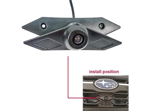 Штатная камера переднего вида FORS.auto F-QS01258 для Subaru XV (CVBS/AHD-Mini 4 Pin) 2014