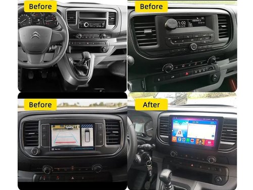 Штатная магнитола FORS.auto FS 1 LITE для Citroen Jumpy/SpaceTourer (1+32Gb, 9") 2016-2021