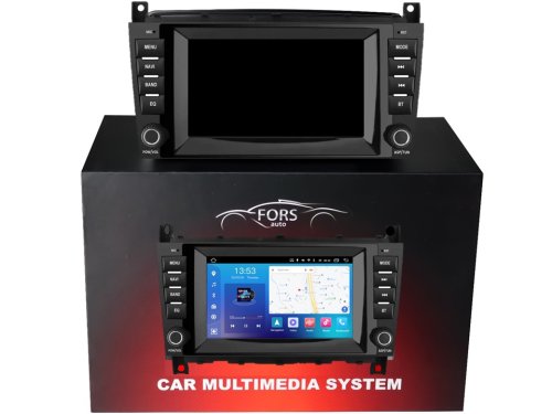 Штатная магнитола FORS.auto FS 2 PRO Mercedes-Benz W203 (7", 2+32Gb, CarPlay) 2005-2006
