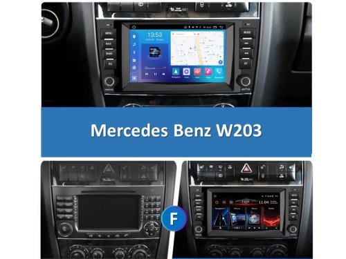Штатная магнитола FORS.auto FS 2 PRO Mercedes-Benz W203 (7", 2+32Gb, CarPlay) 2005-2006