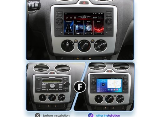 Штатная магнитола FORS.auto FS 2 PRO-FDBK Ford Focus/Mondeo/S-Max/C-Max/Kuga/Fiesta/Fusion (2+32Gb, 7", black) 2005-2011