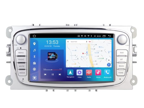 Штатная магнитола FORS.auto FS 2 PRO-FDSO Ford Focus/Mondeo/S-Max/C-Max/Kuga/Fiesta/Fusion (2+32Gb, 7", silver)