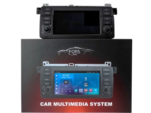 Штатная магнитола FORS.auto FS 2 ULTRA BMW E46 (2+32Gb, 7", CarPlay) 1998-2005