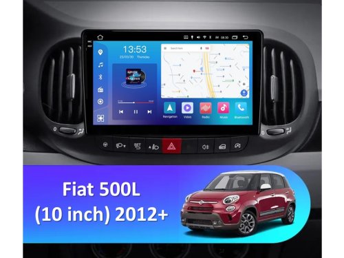 Штатная магнитола FORS.auto FS 4 MAX для Fiat 500L (4+32Gb, 10") 2012+