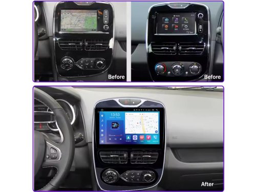 Штатная магнитола FORS.auto FS 4 MAX для Renault Clio (4+32Gb, 10") 2012-2016